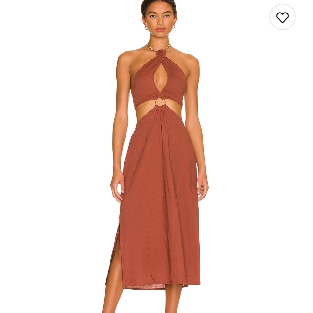WeWoreWhat Cappuccino Midi Dress